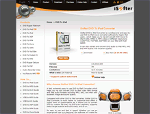 Tablet Screenshot of dvdtoipad.isofter.com